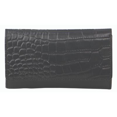 Women's Crocodile Embossed Print Wallet