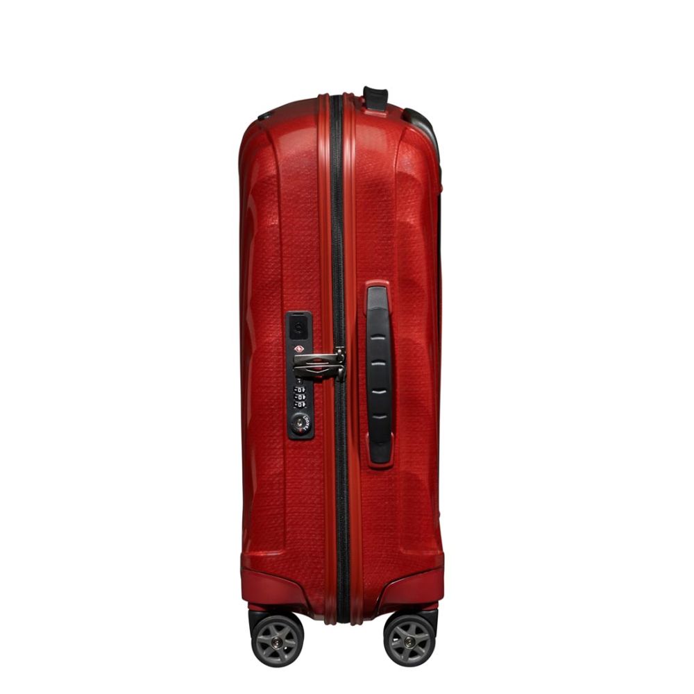 SAMSONITE C-LITE 55CM EXPANDABLE TROLLEY CASE CHILI RED – Sydney Luggage