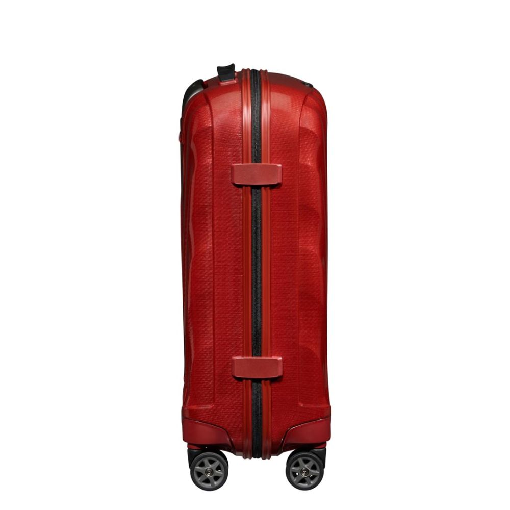 SAMSONITE C-LITE 55CM EXPANDABLE TROLLEY CASE CHILI RED