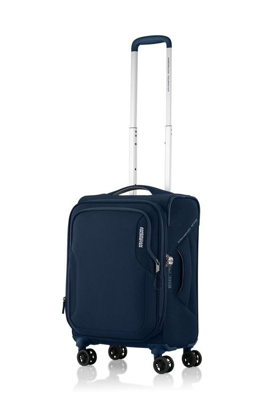 AMERICAN TOURISTER APPLITE 5 55CM SPINNER NAVY Sydney Luggage