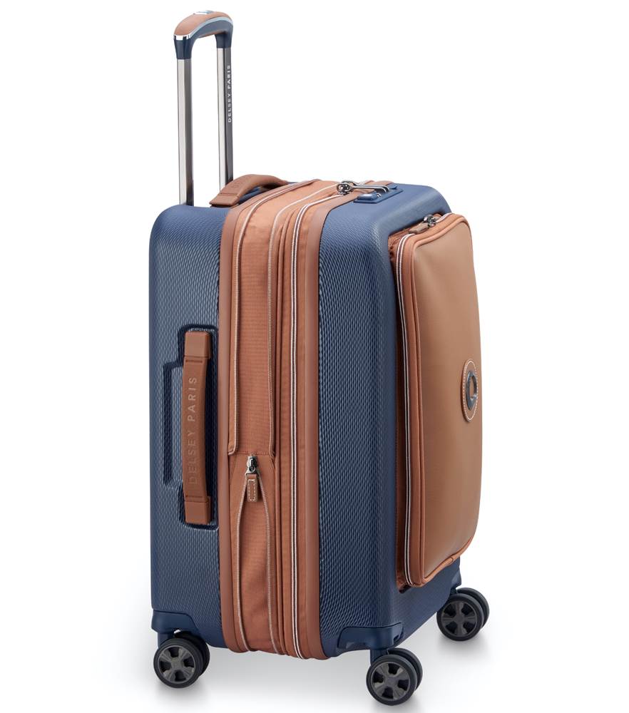 DELSEY CHATELET AIR 2.0 55CM BUSINESS TROLLEY CASE NAVY BLUE Sydney Luggage