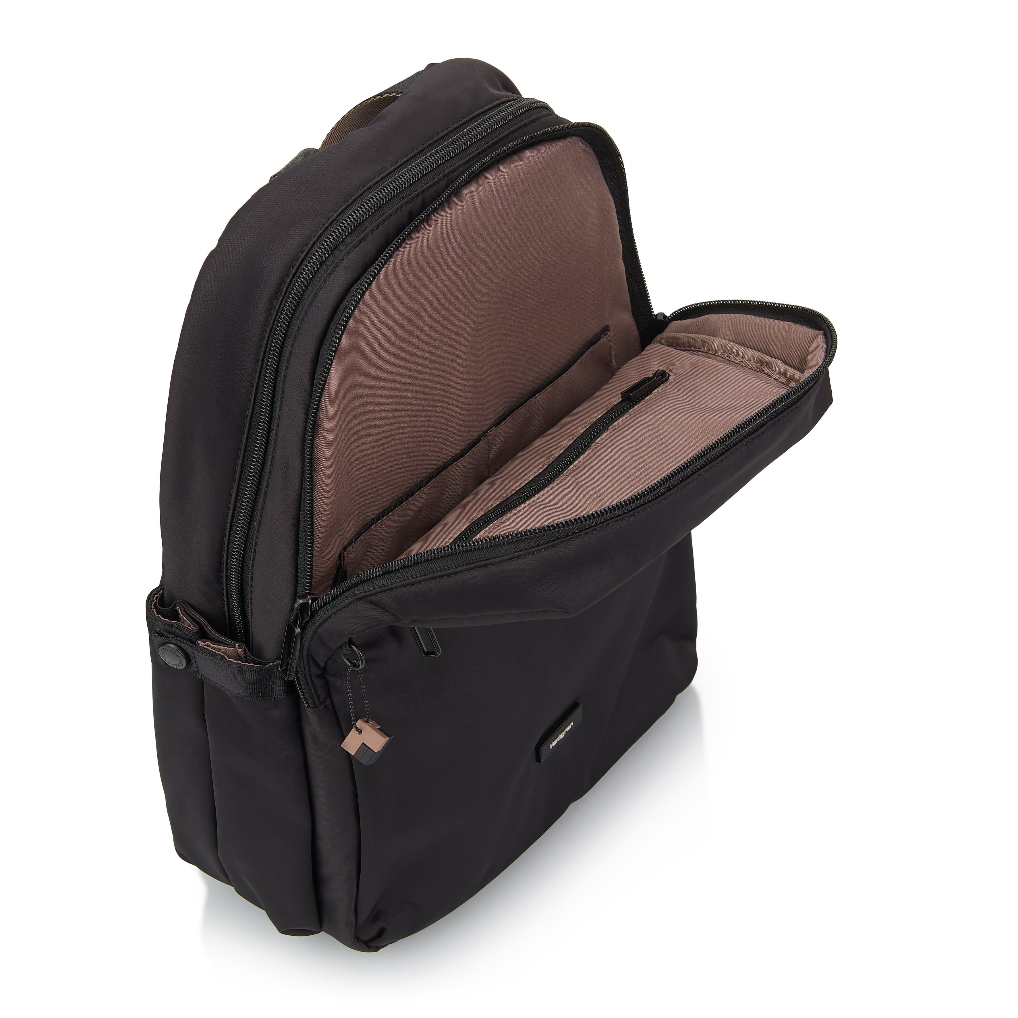 Hedgren black online backpack